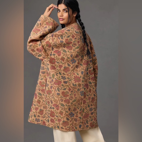 RHODE Stevie Printed Coat Anthropologie - Picture 3 of 13